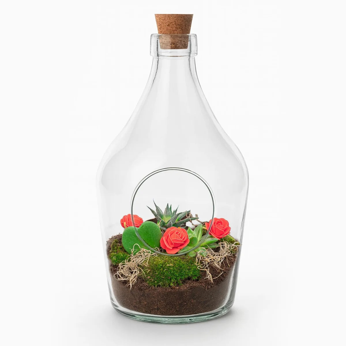 Liebe in der Flasche – DIY Terrarium Geschenkset