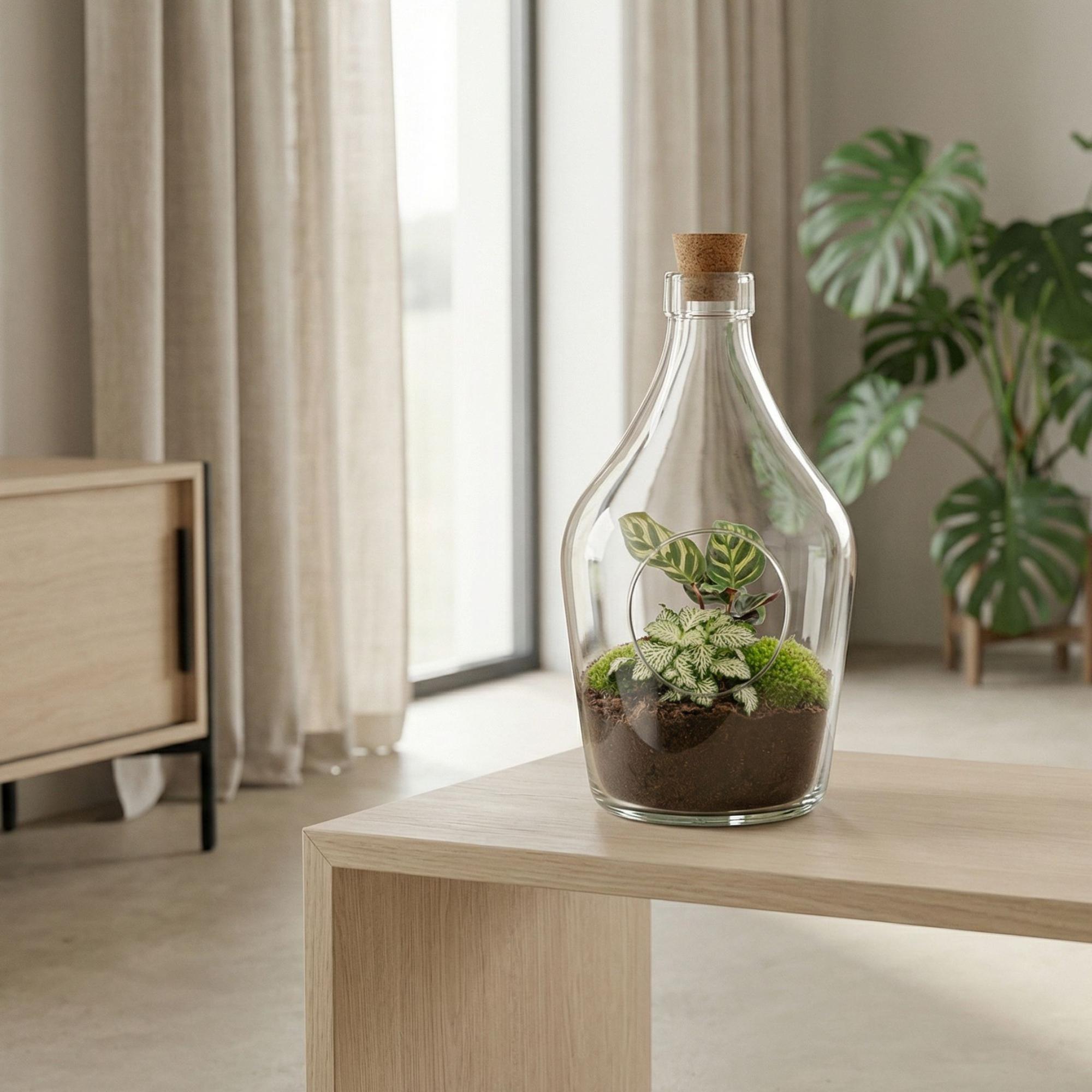 Offenes Terrarium John – Ihr natürliches Mini‑Ökosystem