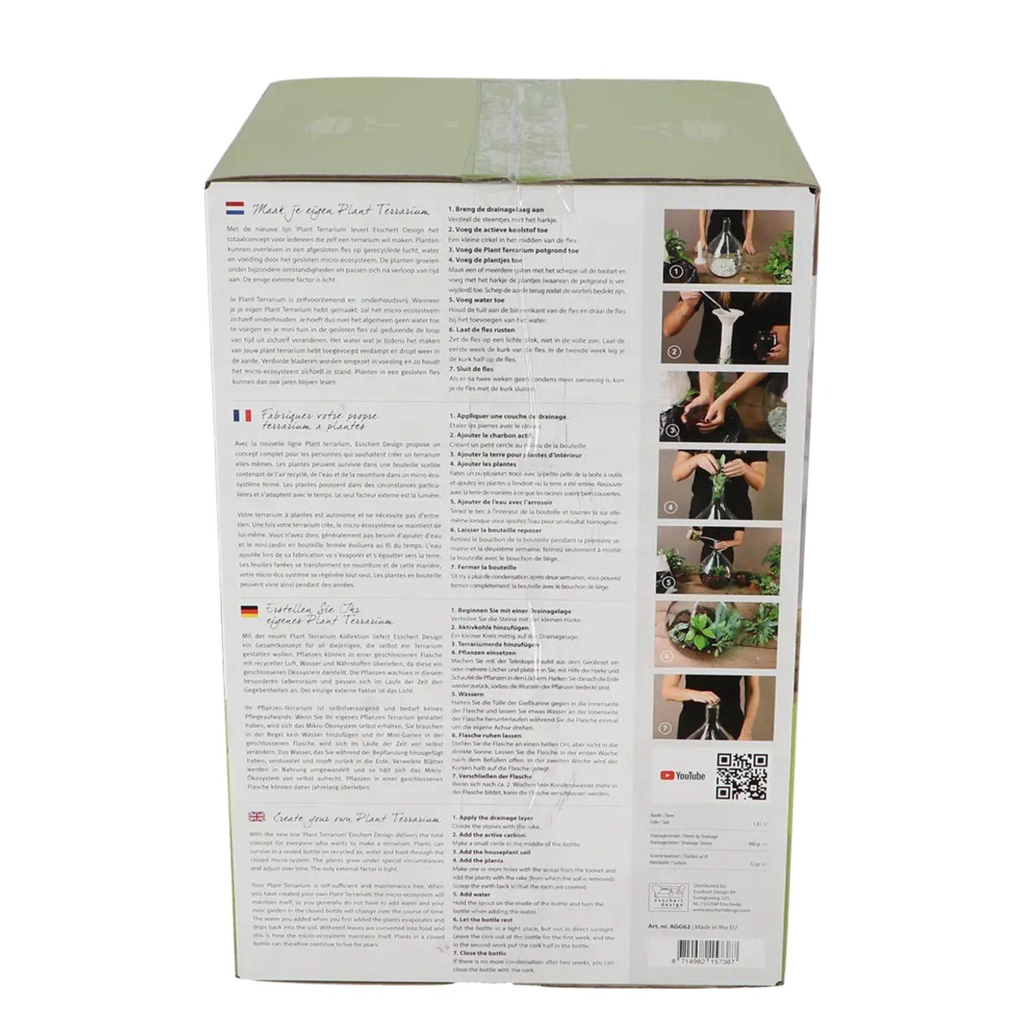DIY Pflanzenterrarium-Set 5L - Erschaffe dein eigenes geschlossenes Ökosystem | In Geschenkbox