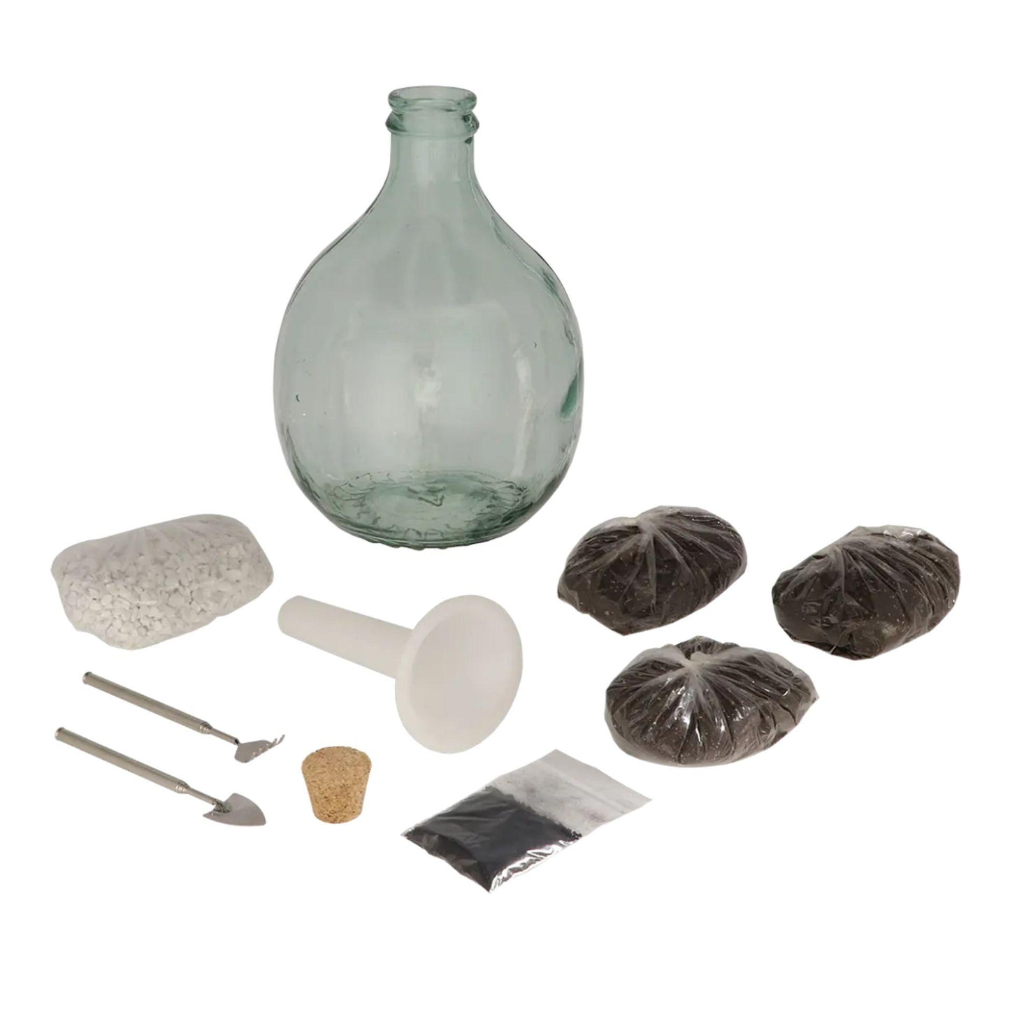 DIY Pflanzenterrarium-Set 5L - Erschaffe dein eigenes geschlossenes Ökosystem | In Geschenkbox