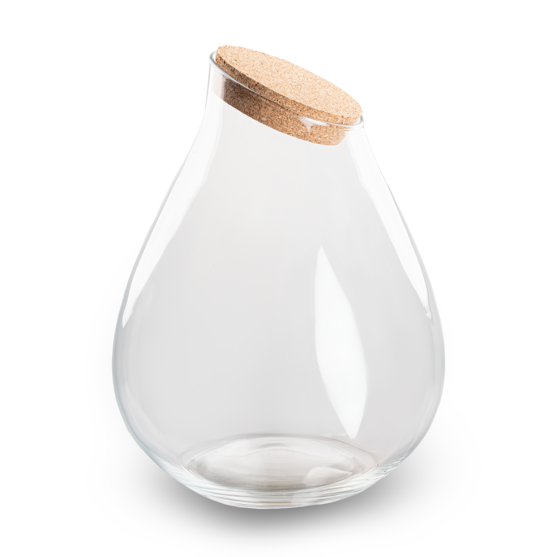 Terrarium fles met kurk - Drop XXL - Ø 34 cm ↑ 43 cm - G.u.G. Gartenwelt