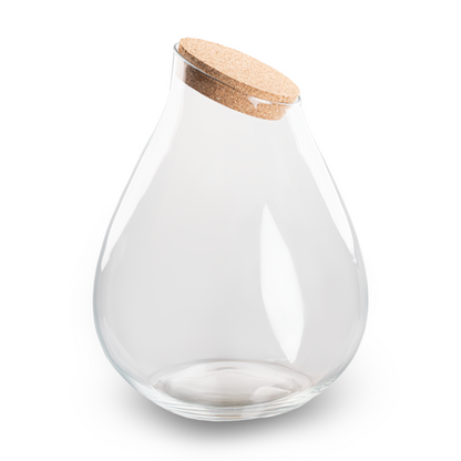 Terrarium fles met kurk - Drop XXL - Ø 34 cm ↑ 43 cm - G.u.G. Gartenwelt