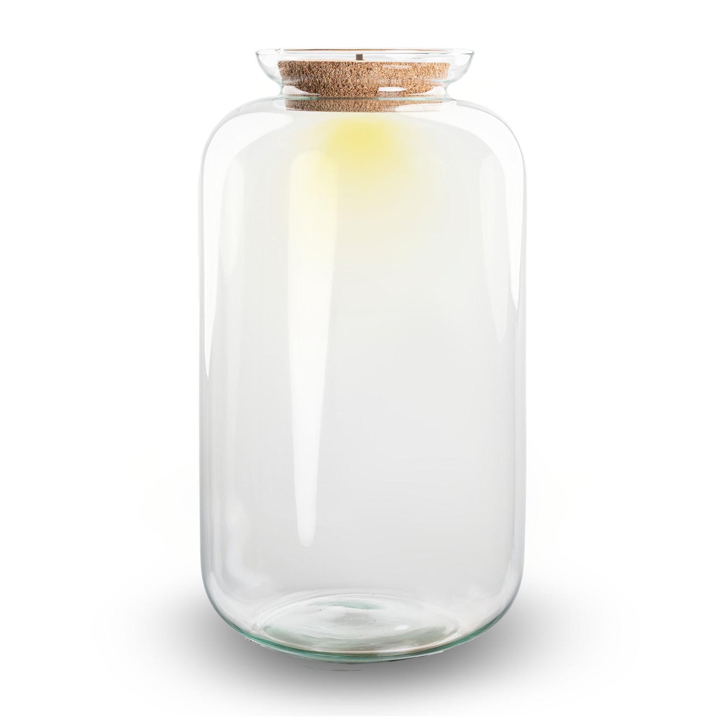 Terrarien-Flasche mit Beleuchtung - Sven XL - Ø 23 cm ↑ 43 cm